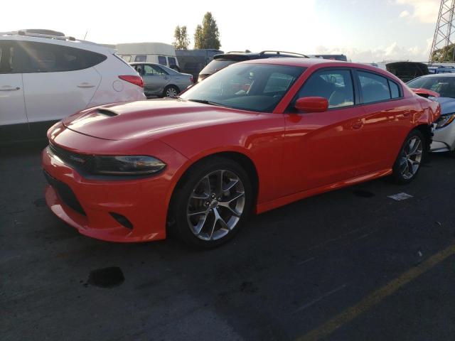 2C3CDXHG0NH106113 - 2022 DODGE CHARGER GT RED photo 1