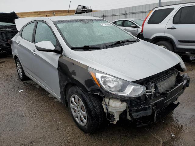 KMHCT4AE0EU709433 - 2014 HYUNDAI ACCENT GLS SILVER photo 4