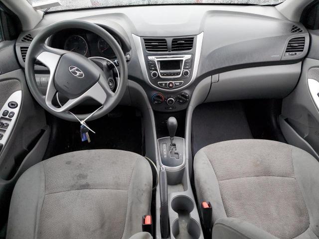 KMHCT4AE0EU709433 - 2014 HYUNDAI ACCENT GLS SILVER photo 8