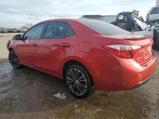 2T1BURHEXEC208403 - 2014 TOYOTA COROLLA L RED photo 2