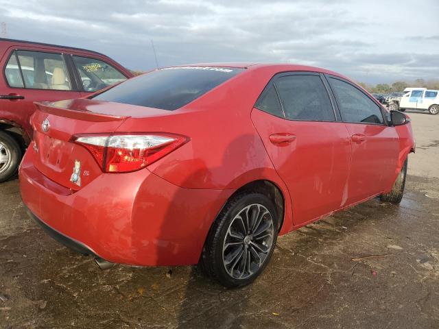 2T1BURHEXEC208403 - 2014 TOYOTA COROLLA L RED photo 3