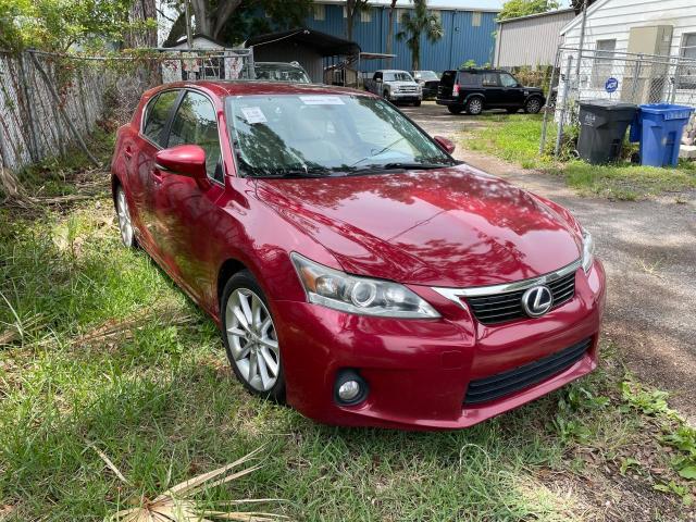 JTHKD5BH8C2084248 - 2012 LEXUS CT 200 RED photo 1