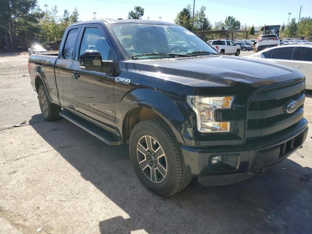 1FTFX1EG6FFC06172 - 2015 FORD F150 SUPER CAB BLACK photo 4