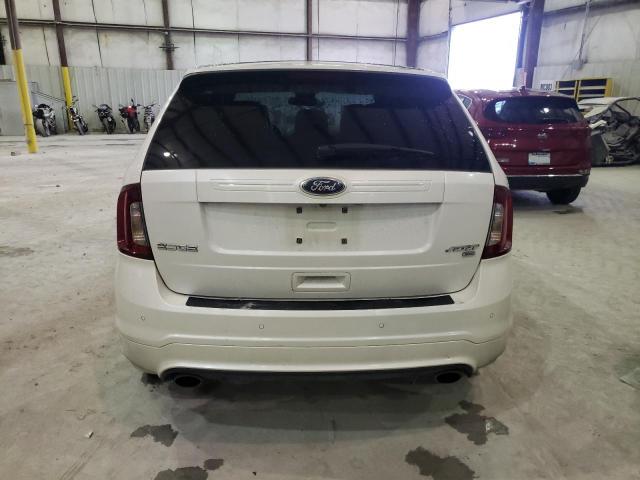 2FMDK4AK2DBA67606 - 2013 FORD EDGE SPORT WHITE photo 6