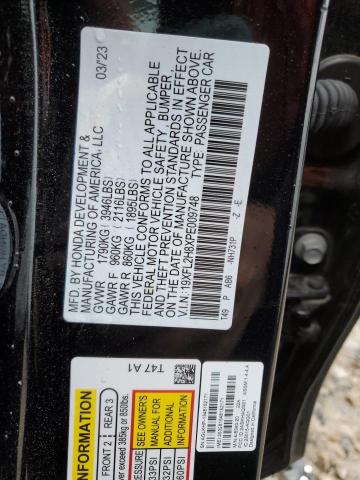 19XFL2H8XPE009748 - 2023 HONDA CIVIC SPORT 黑色 照片 12