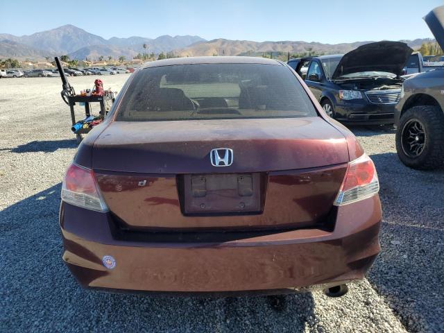 JHMCP26469C005454 - 2009 HONDA ACCORD LXP BURGUNDY photo 6