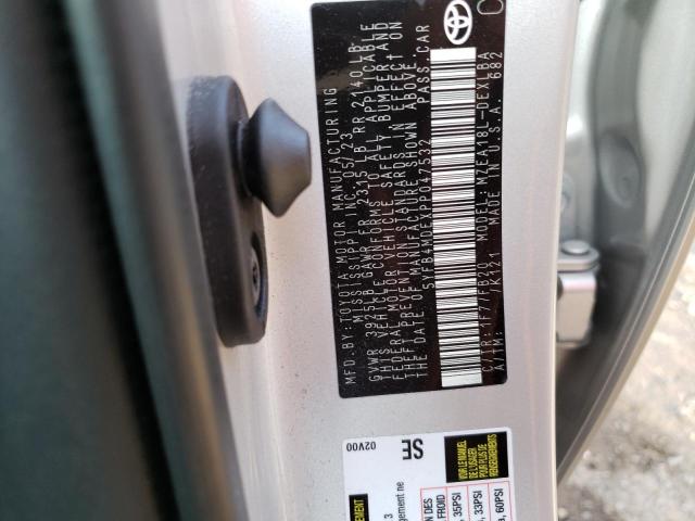 5YFB4MDEXPP047532 - 2023 TOYOTA COROLLA LE 银色 照片 12