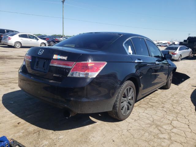 1HGCP2F77BA069792 - 2011 HONDA ACCORD EX BLACK photo 4