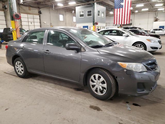 5YFBU4EE8CP029264 - 2012 TOYOTA COROLLA BASE GRAY photo 4