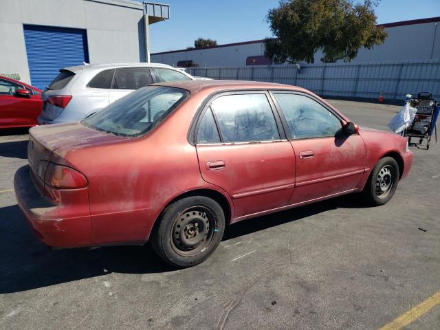 1NXBR12E42Z608608 - 2002 TOYOTA COROLLA CE RED photo 3