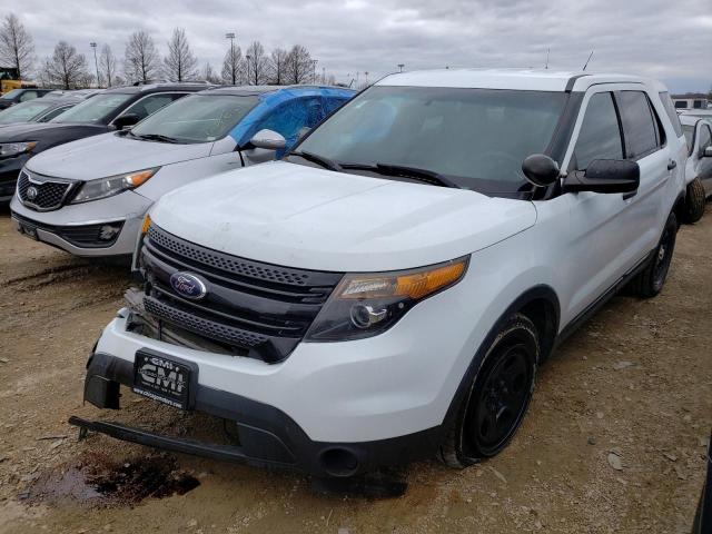 1FM5K8AR8EGA44835 - 2013 FORD EXPLORER POLICE INTERCEPTOR WHITE photo 1