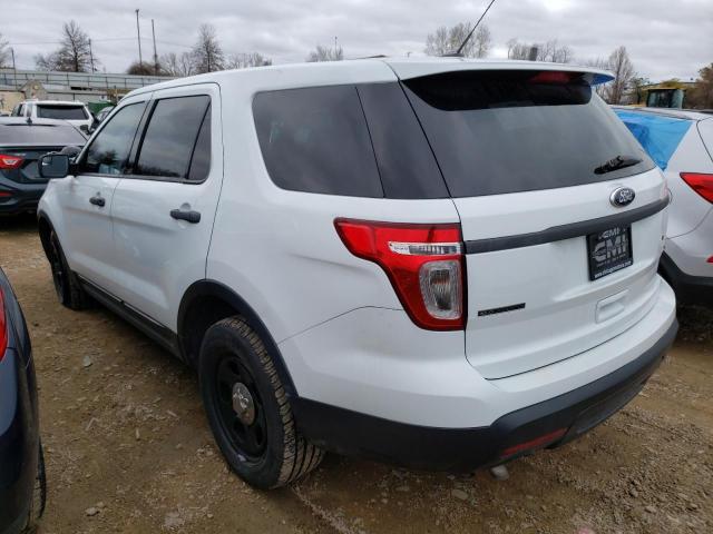 1FM5K8AR8EGA44835 - 2013 FORD EXPLORER POLICE INTERCEPTOR Weiß Foto 2