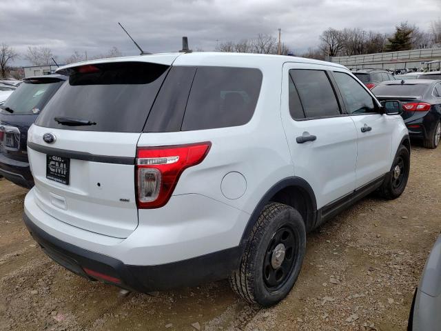 1FM5K8AR8EGA44835 - 2013 FORD EXPLORER POLICE INTERCEPTOR WHITE photo 3