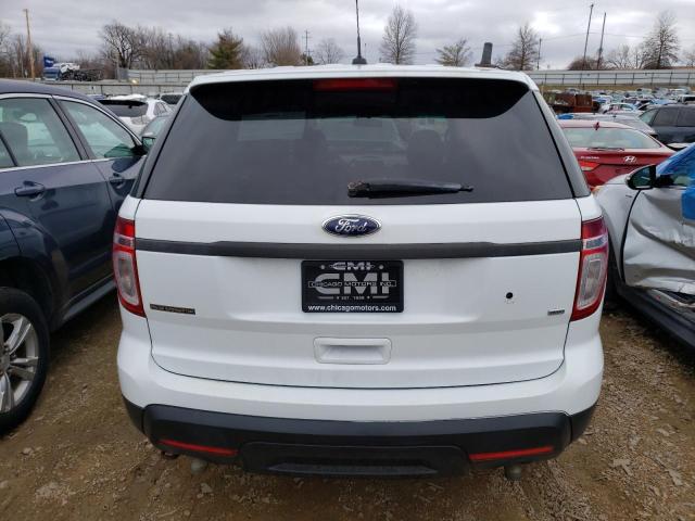 1FM5K8AR8EGA44835 - 2013 FORD EXPLORER POLICE INTERCEPTOR Weiß Foto 6