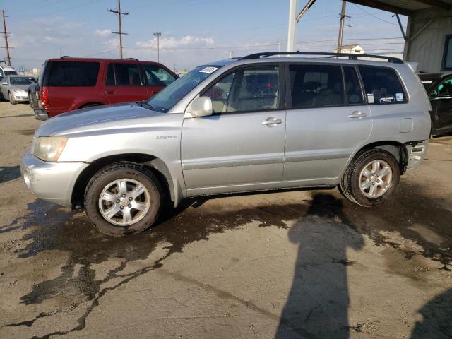 JTEGF21A410024041 - 2001 TOYOTA HIGHLANDER SILVER photo 1