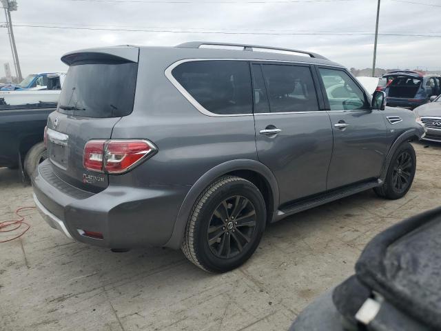 JN8AY2NE5H9702436 - 2017 NISSAN ARMADA PLATINUM GRAY photo 3