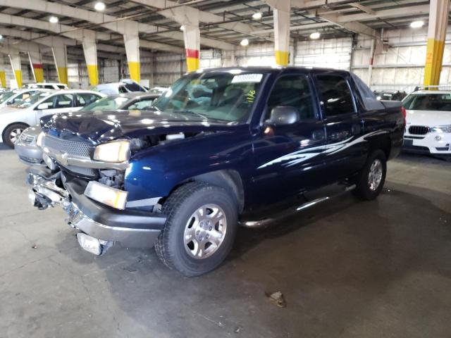 3GNEC12T04G276603 - 2004 CHEVROLET AVALANCHE C1500 BLUE photo 1