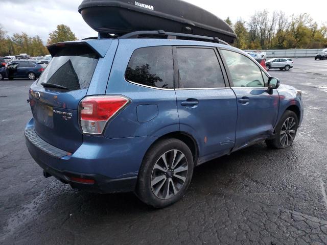 JF2SJGWC6JH477102 - 2018 SUBARU FORESTER 2.0XT TOURING BLUE photo 3