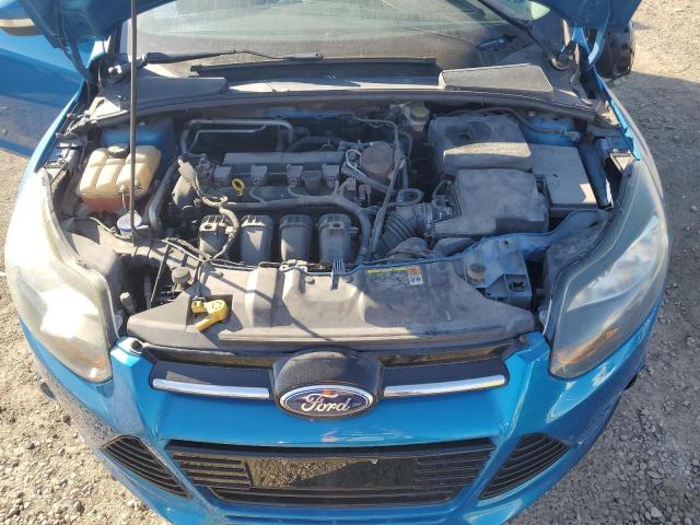 1FAHP3N29CL244071 - 2012 FORD FOCUS TITANIUM BLUE photo 11