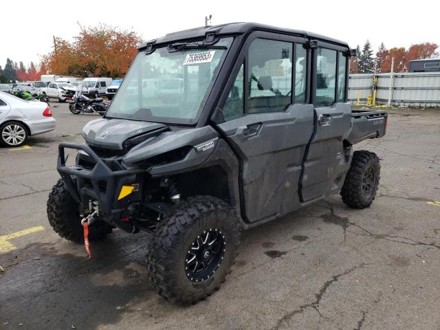3JBUUAX4XPK007127 - 2023 CAN-AM DEFENDER LIMITED CAB HD10 GRAY photo 2