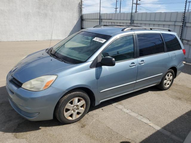 5TDZA23C25S242122 - 2005 TOYOTA SIENNA CE BLUE photo 1