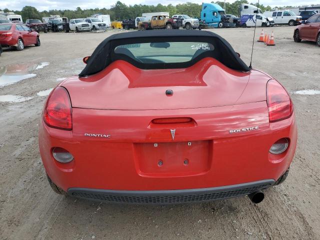 1G2MB35B07Y135891 - 2007 PONTIAC SOLSTICE RED photo 6