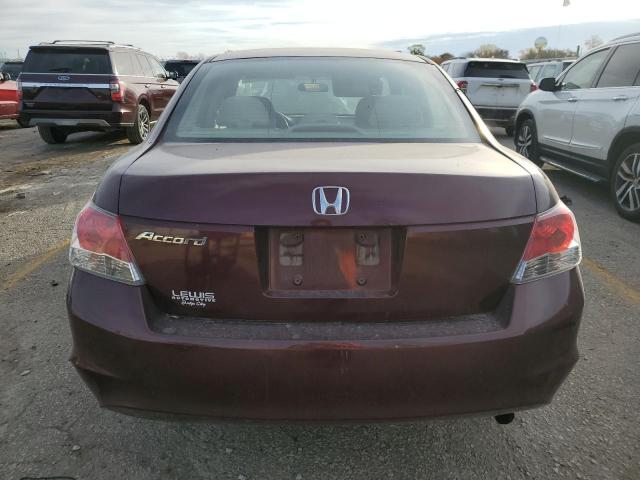 1HGCP26769A016091 - 2009 HONDA ACCORD EX BURGUNDY photo 6