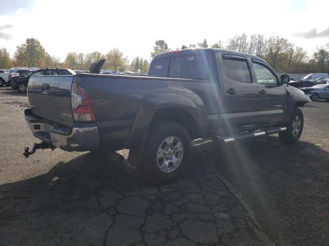 3TMMU4FN3FM083459 - 2015 TOYOTA TACOMA DOUBLE CAB LONG BED GRAY photo 3