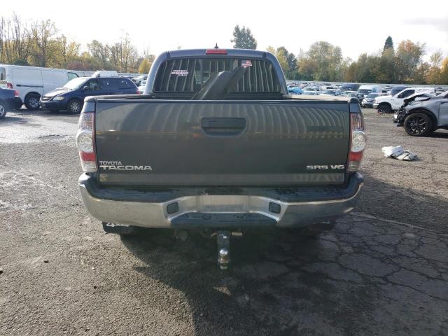 3TMMU4FN3FM083459 - 2015 TOYOTA TACOMA DOUBLE CAB LONG BED GRAY photo 6