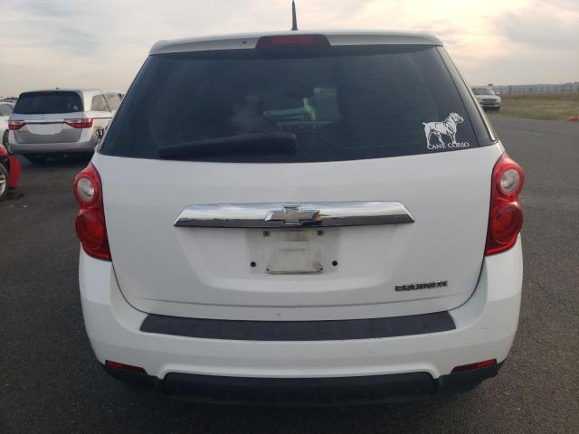 2GNALBEC2B1157862 - 2011 CHEVROLET EQUINOX LS WHITE photo 6