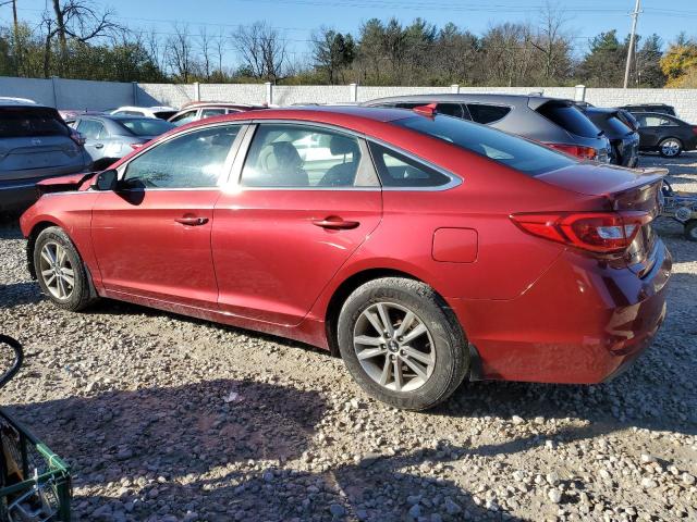 5NPE24AF7FH161869 - 2015 HYUNDAI SONATA SE RED photo 2