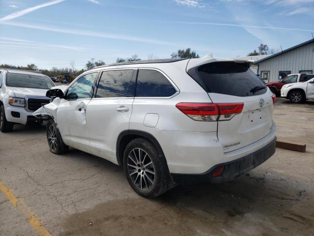 5TDJZRFH2JS817562 - 2018 TOYOTA HIGHLANDER SE WHITE photo 2