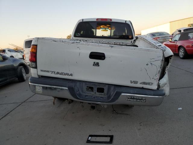 5TBBT441XYS048147 - 2000 TOYOTA TUNDRA ACCESS CAB WHITE photo 6