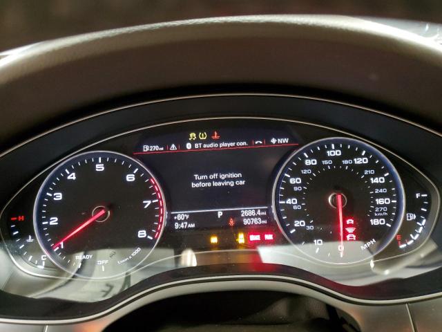 WAUHGAFC4GN010210 - 2016 AUDI A6 PRESTIGE თეთრი ფოტო 9