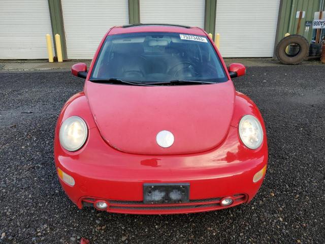 3VWCD31C05M410505 - 2005 VOLKSWAGEN NEW BEETLE GLS Qırmızı foto 5