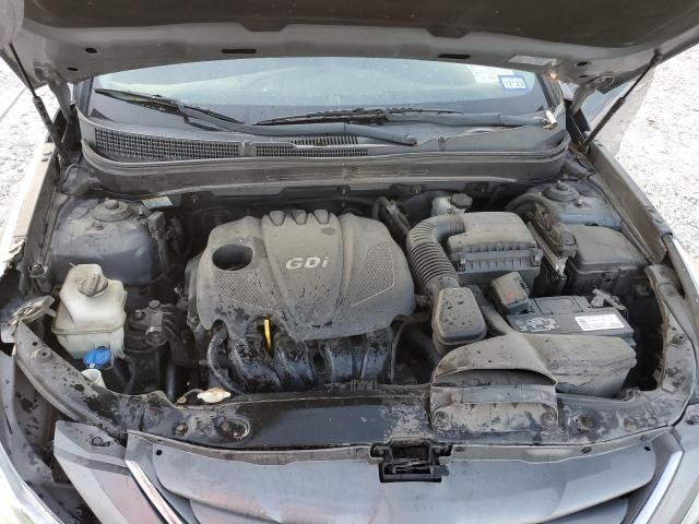 5NPEB4AC1DH667619 - 2013 HYUNDAI SONATA GLS GRAY photo 11