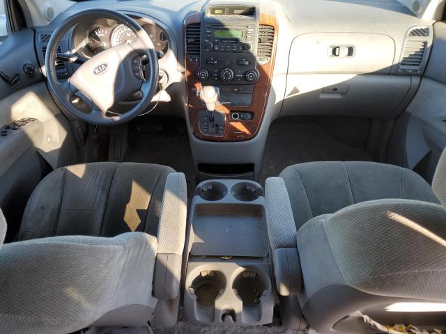 KNDMB233576190124 - 2007 KIA SEDONA EX SILVER photo 8