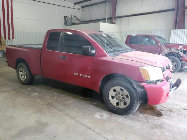 1N6AA06A25N548042 - 2005 NISSAN TITAN XE RED photo 4