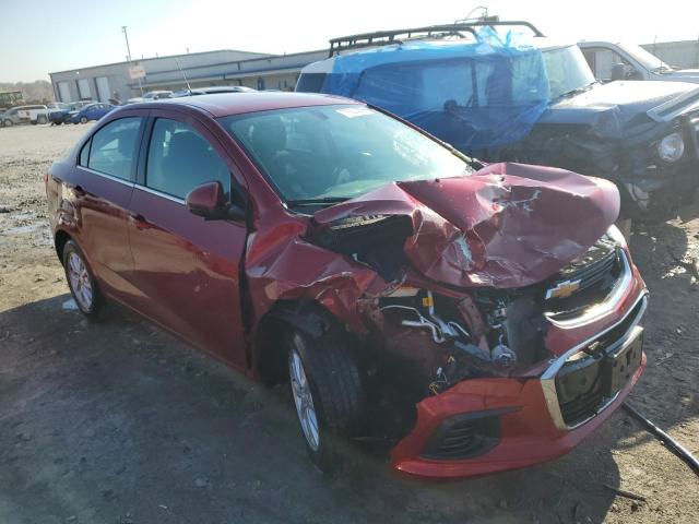 1G1JD5SH1J4105433 - 2018 CHEVROLET SONIC LT RED photo 4