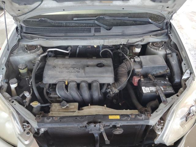 2T1KR32E23C128677 - 2003 TOYOTA COROLLA MA XR SILVER photo 11