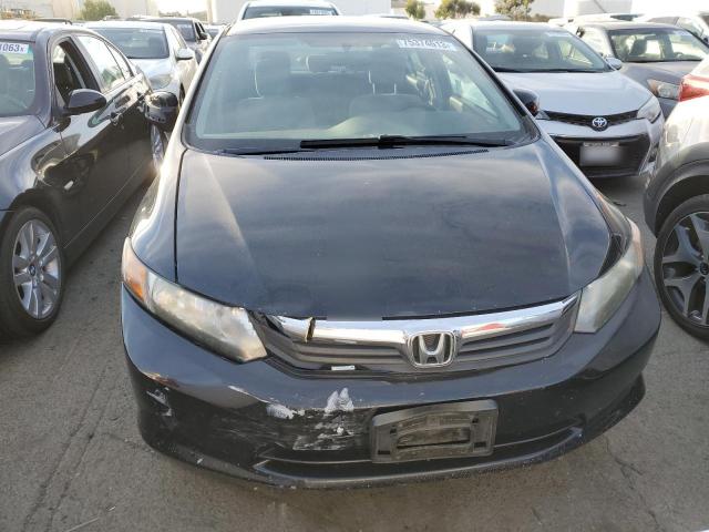 19XFB2F57CE384485 - 2012 HONDA CIVIC LX BLACK photo 5