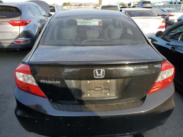 19XFB2F57CE384485 - 2012 HONDA CIVIC LX BLACK photo 6