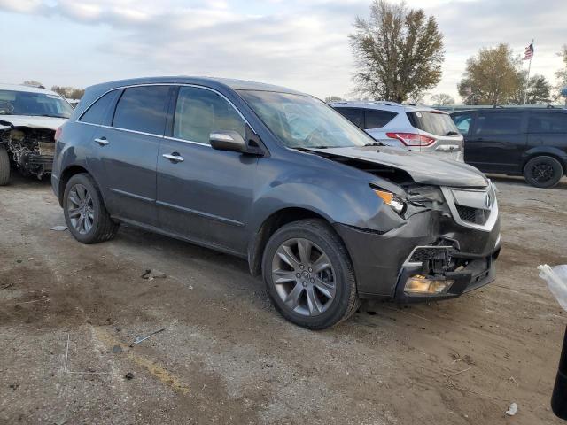 2HNYD2H68CH528388 - 2012 ACURA MDX ADVANCE CHARCOAL photo 4