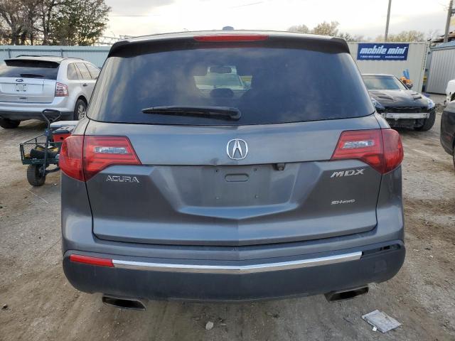 2HNYD2H68CH528388 - 2012 ACURA MDX ADVANCE CHARCOAL photo 6