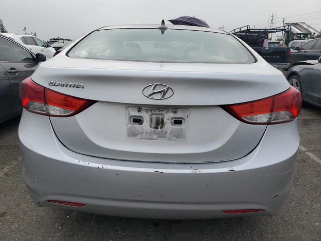 KMHDH4AE3BU135315 - 2011 HYUNDAI ELANTRA GLS SILVER photo 6