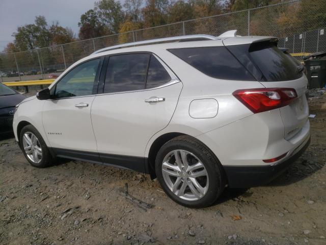 2GNAXVEVXJ6113729 - 2018 CHEVROLET EQUINOX PREMIER WHITE photo 2