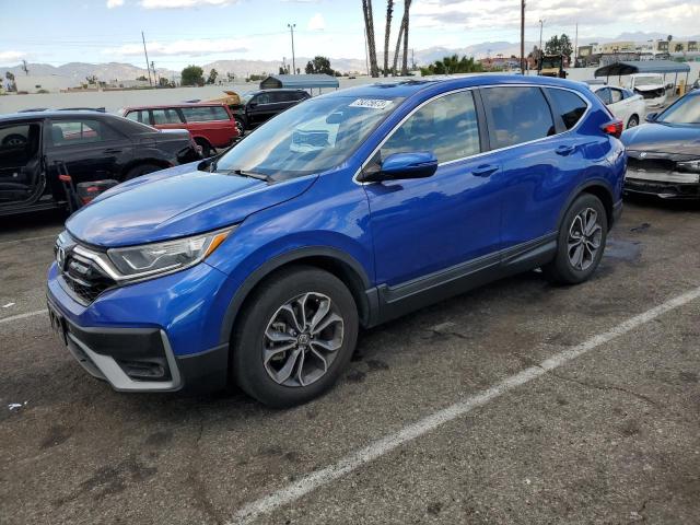 7FARW1H53LE010334 - 2020 HONDA CR-V EX BLUE photo 1