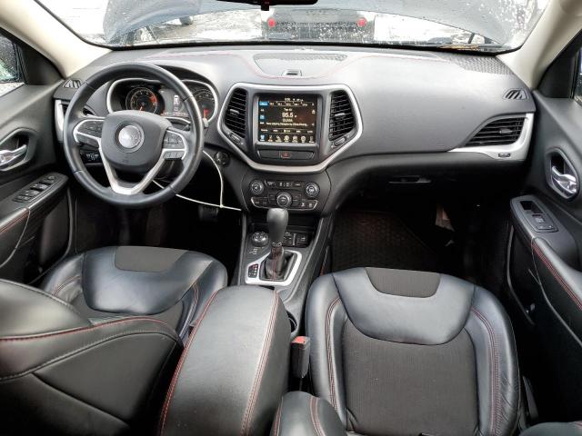 1C4PJMBS5HW529910 - 2017 JEEP CHEROKEE TRAILHAWK BLACK photo 8