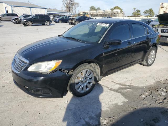 1C3CCBAB1CN320200 - 2012 CHRYSLER 200 LX BLACK photo 1