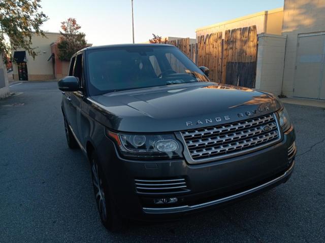 SALGV2TF1FA234753 - 2015 LAND ROVER RANGE ROVE AUTOBIOGRAPHY GRAY photo 1